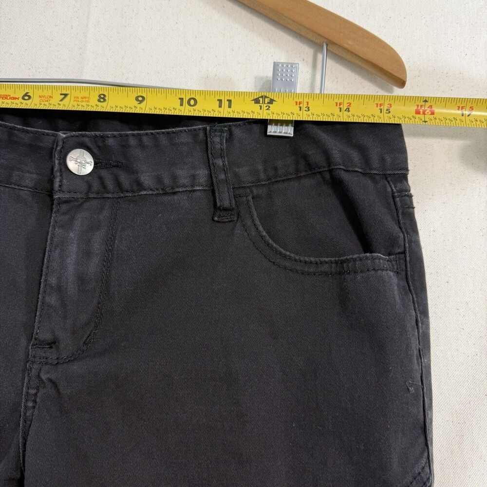 Lip Service Moto Skinny Pants Black/Gray Panel Punk Goth Size 11 - Picture 8 of 12